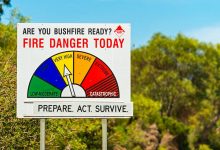 Fire Danger Status and bush fire ready sign - optimised