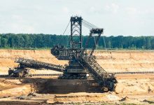 Bucket-Wheel Excavator Digging Lignite (Brown-Coal) - optimised