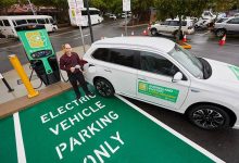 Cairns charge point for the Queensland Electric Super Highway. Source: Tritium