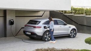 The all-electric EQC SUV