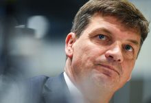 Federal Energy Minister Angus Taylor at the National Press Club. AAP Image/Lukas Coch