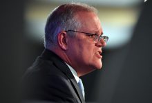 Scott Morrison at the National Press Club Canberra gas AAP - optimised