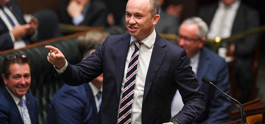 NSW Energy minister Matt Kean during Question Time. Credit: AAP Image/Joel Carrett.