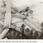 fallen turbine sweden