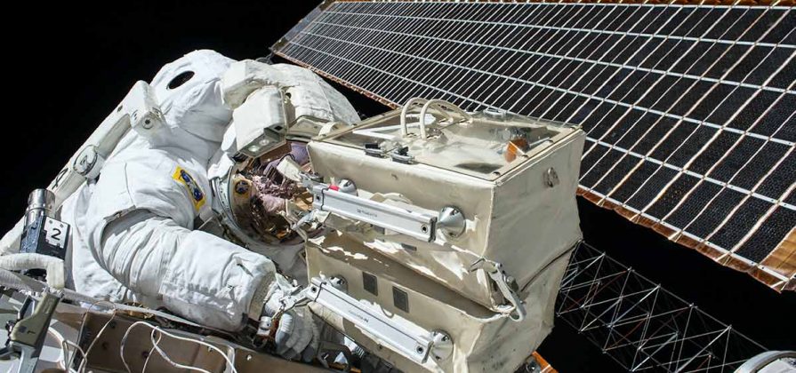 nasa space satellite solar panel gallium arsenide - optimised