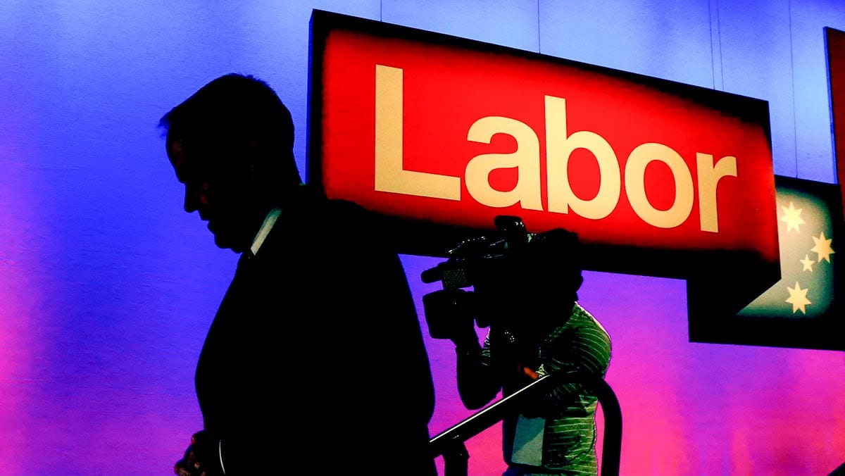 Former Labor leader Bill Shorten at the 2018 Labor national conference. (AAP Image/Kelly Barnes)