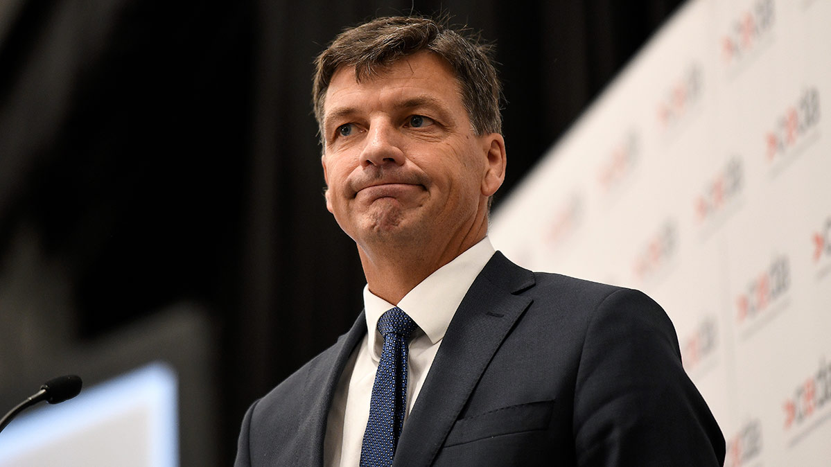 Federal energy and emissions reduction minister Angus Taylor (AAP Image/Bianca De Marchi).