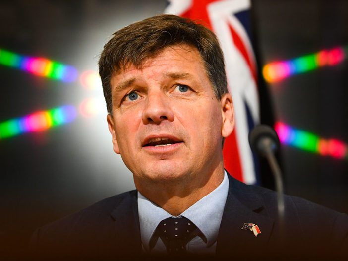 Federal energy and emissions reduction minister Angus Taylor. (AAP Image/Lukas Coch)