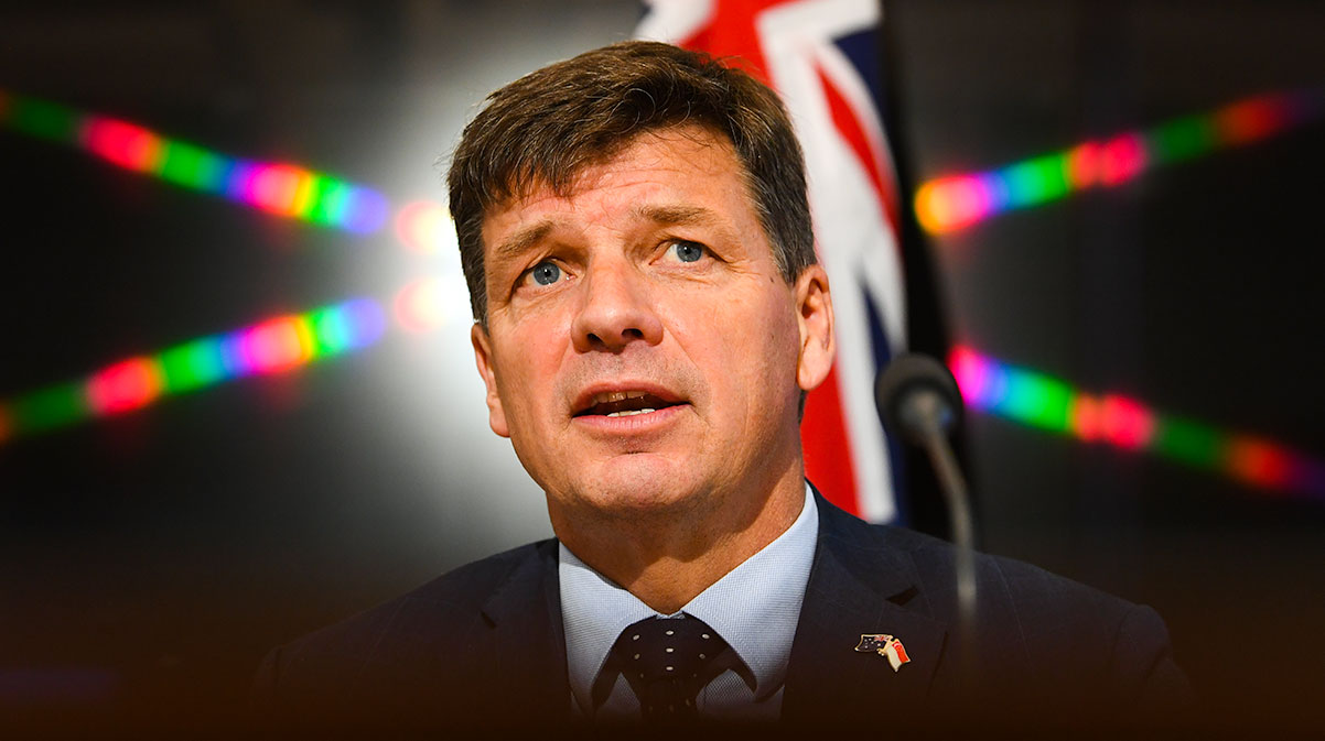 Federal energy and emissions reduction minister Angus Taylor. (AAP Image/Lukas Coch)