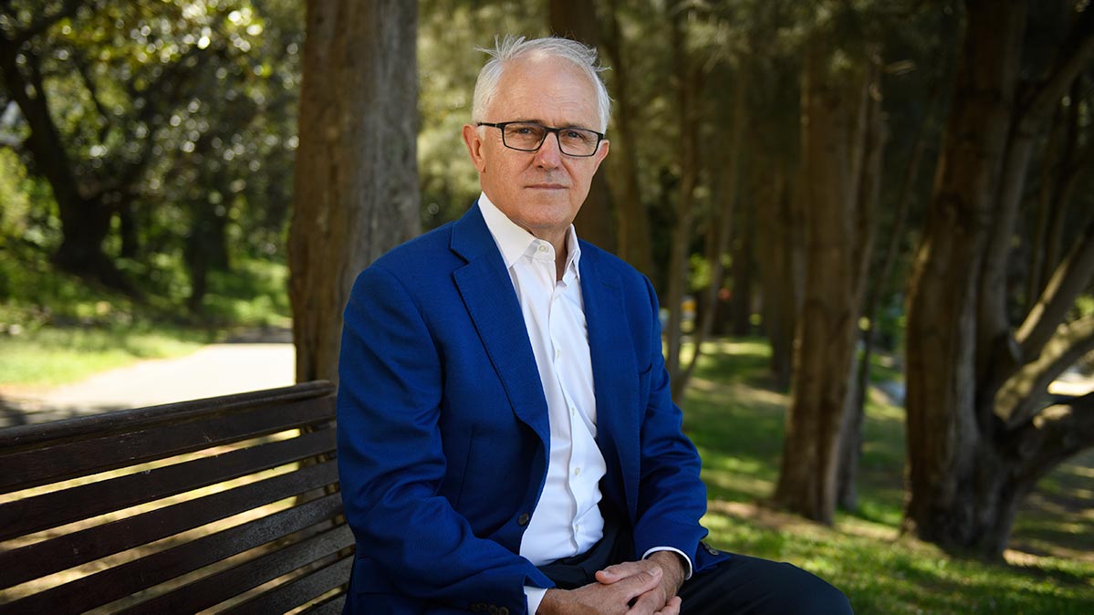 Former prime minister Malcolm Turnbull. (AAP Image/Dan Himbrechts)