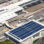 Adelaide Airport's solar installation.