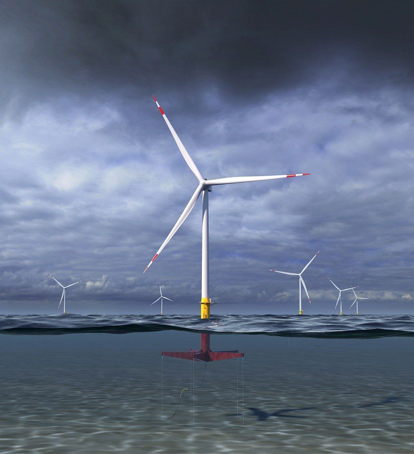 "Like putting a bus on a tall pole:" GE unveils 12MW floating wind turbine - Vimarsana News