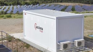 Acciona connects Spain’s first recycled EV battery storage plant