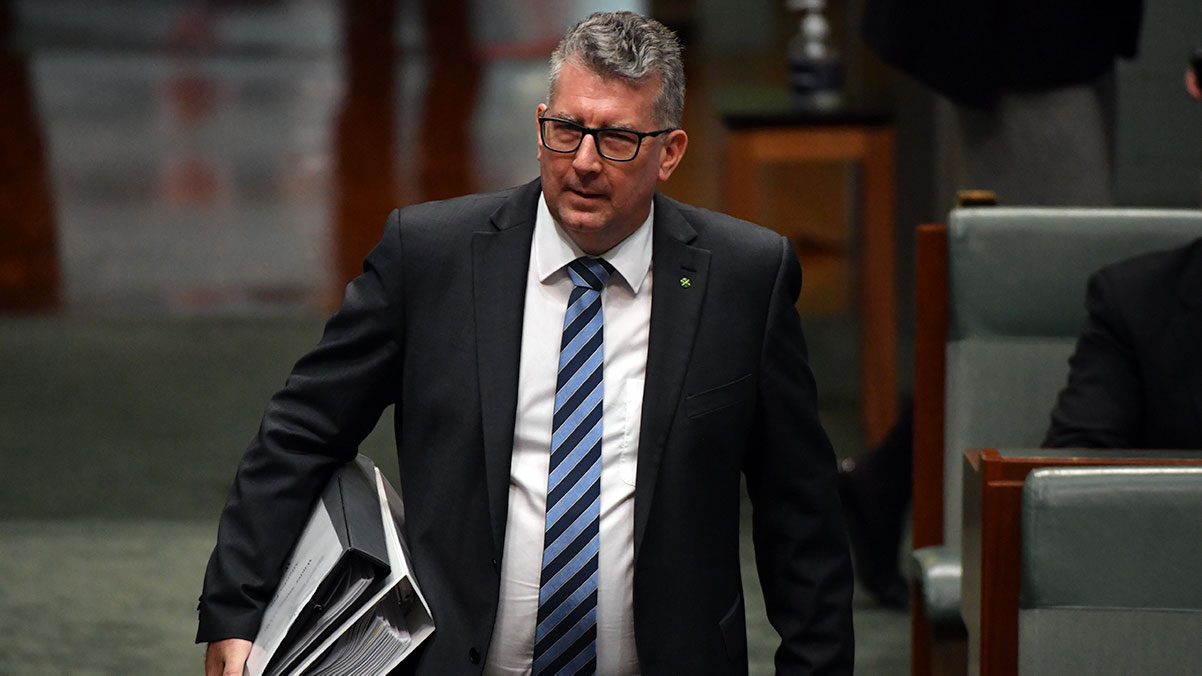 Minister for Resources Keith Pitt arrives for Question Time (AAP Image/Mick Tsikas).