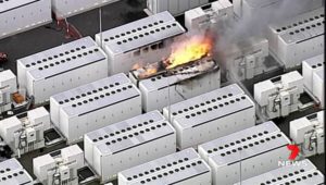 Tesla Megapack containers on fire at site of Australia’s biggest battery