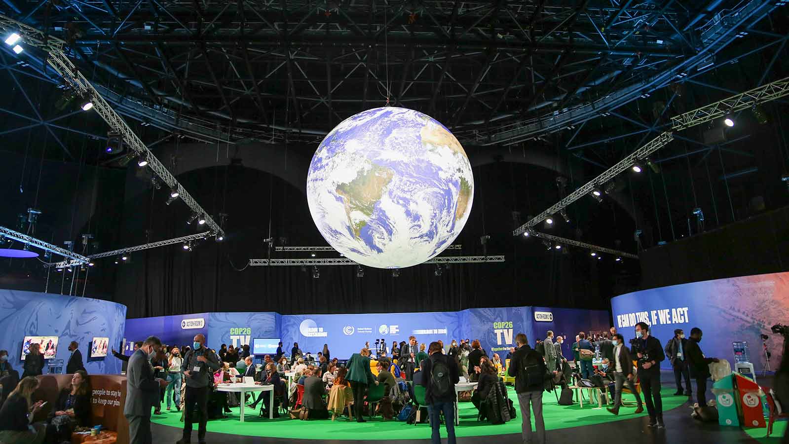 The COP26 venue in Glasgow. Photo by IISD/ENB.