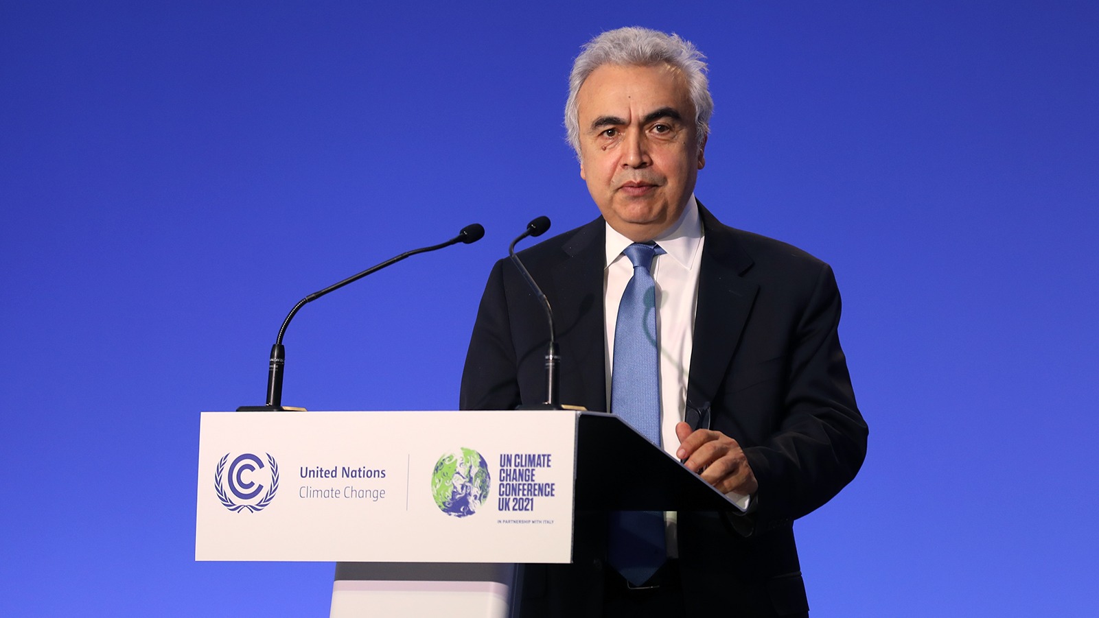International Energy Agency executive director Fatih Birol at COP26 in Glasgow. Photo by IISD/ENB.