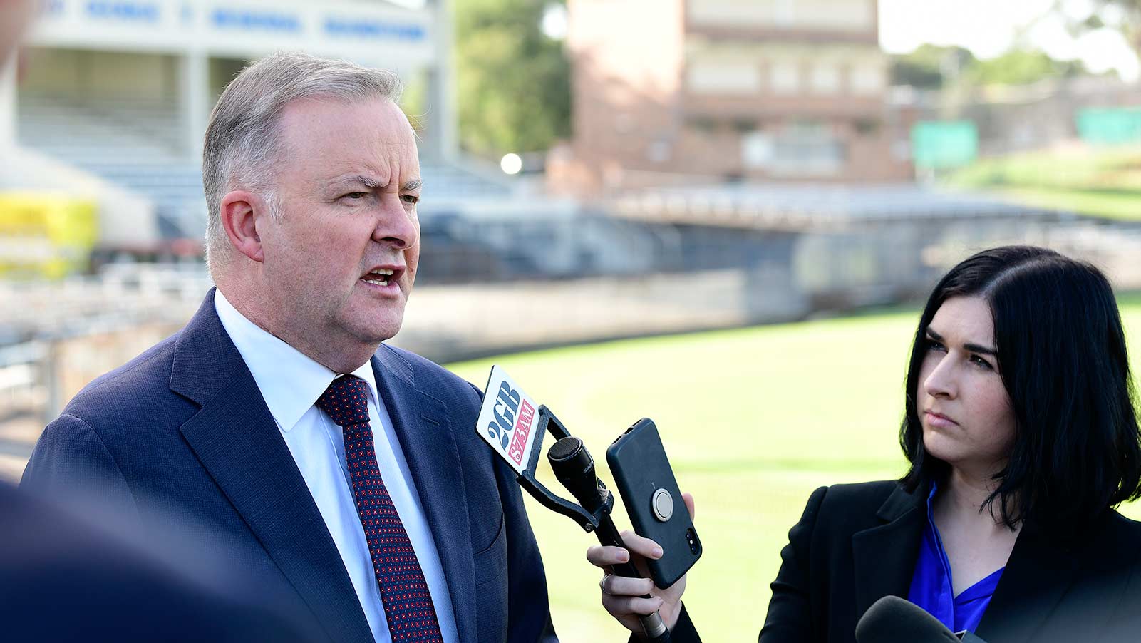 Federal Labor leader Anthony Albanese speaks to media in Sydney. Credit: AAP/Bianca De Marchi.