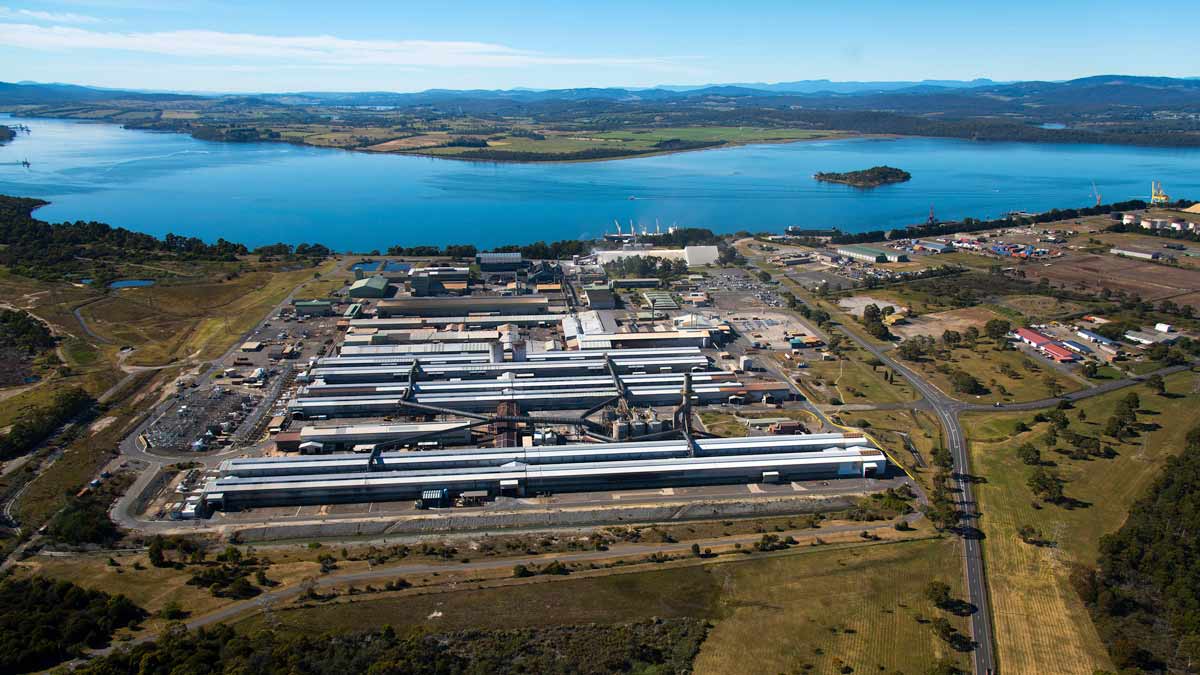 The Bell Bay aluminium smelter (Photo credit: Rio Tinto).