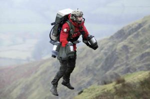 Jet suits are being trialled for paramedics in offshore wind farm teams