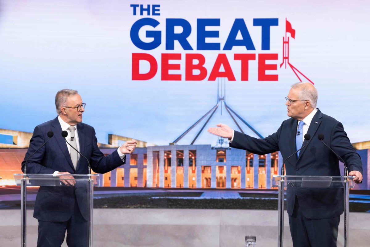 leaders debate election 22