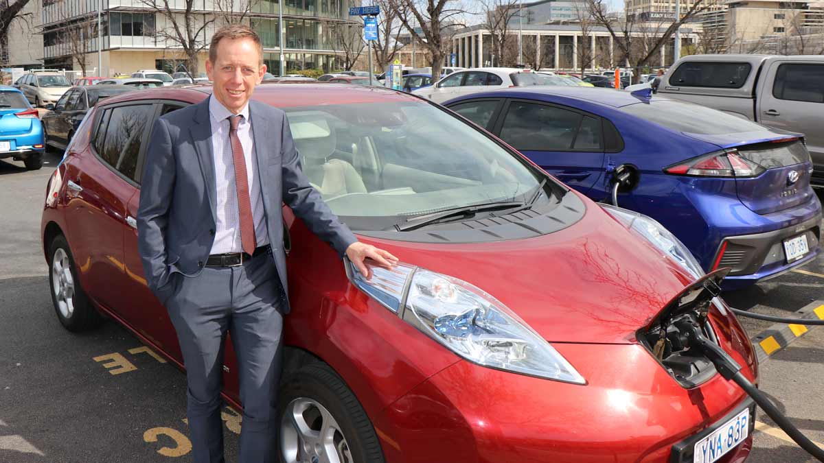ACT energy and emissions reduction minister Shane Rattenbury.