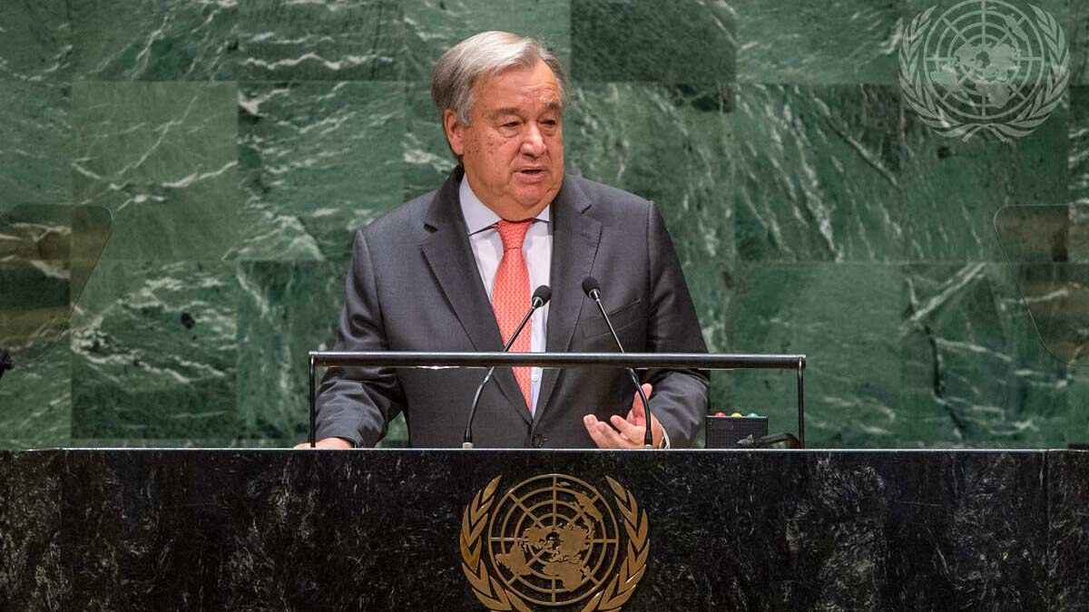 United Nations Secretary General António Guterres. (Credit: United Nations).