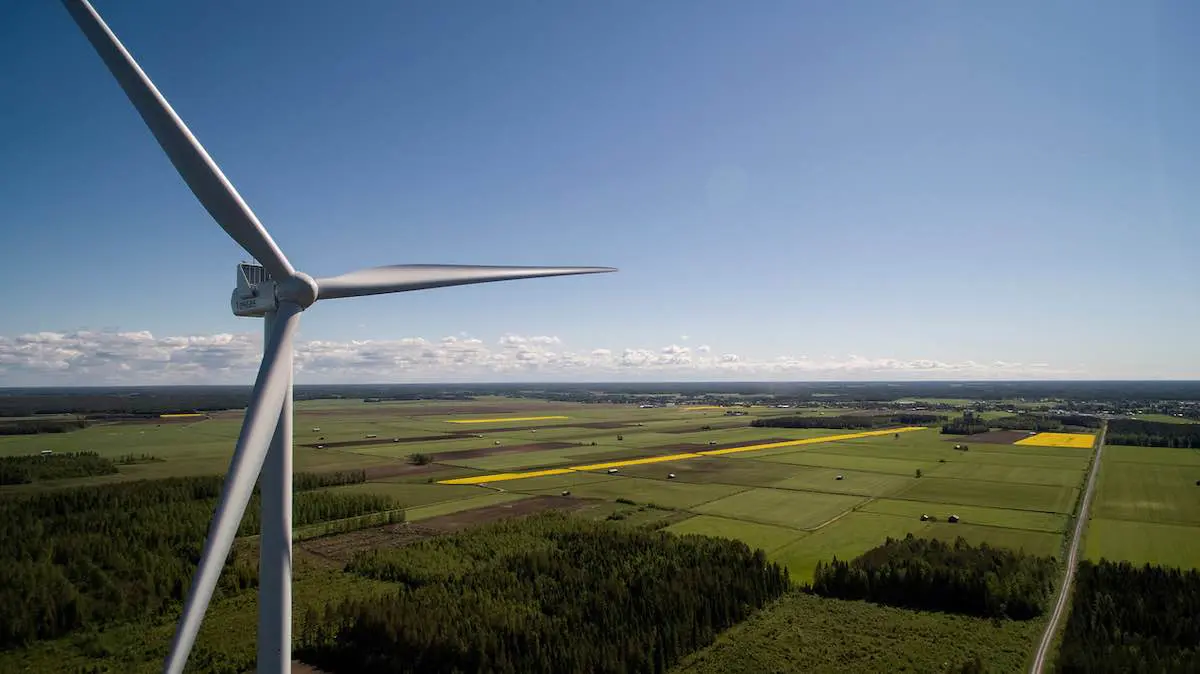 wind turbine field vestas