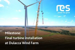 Last massive turbine goes up at Queensland wind farm – Australia’s tallest