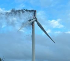 Turbine fire under investigation at one of NSW’s earliest wind farms