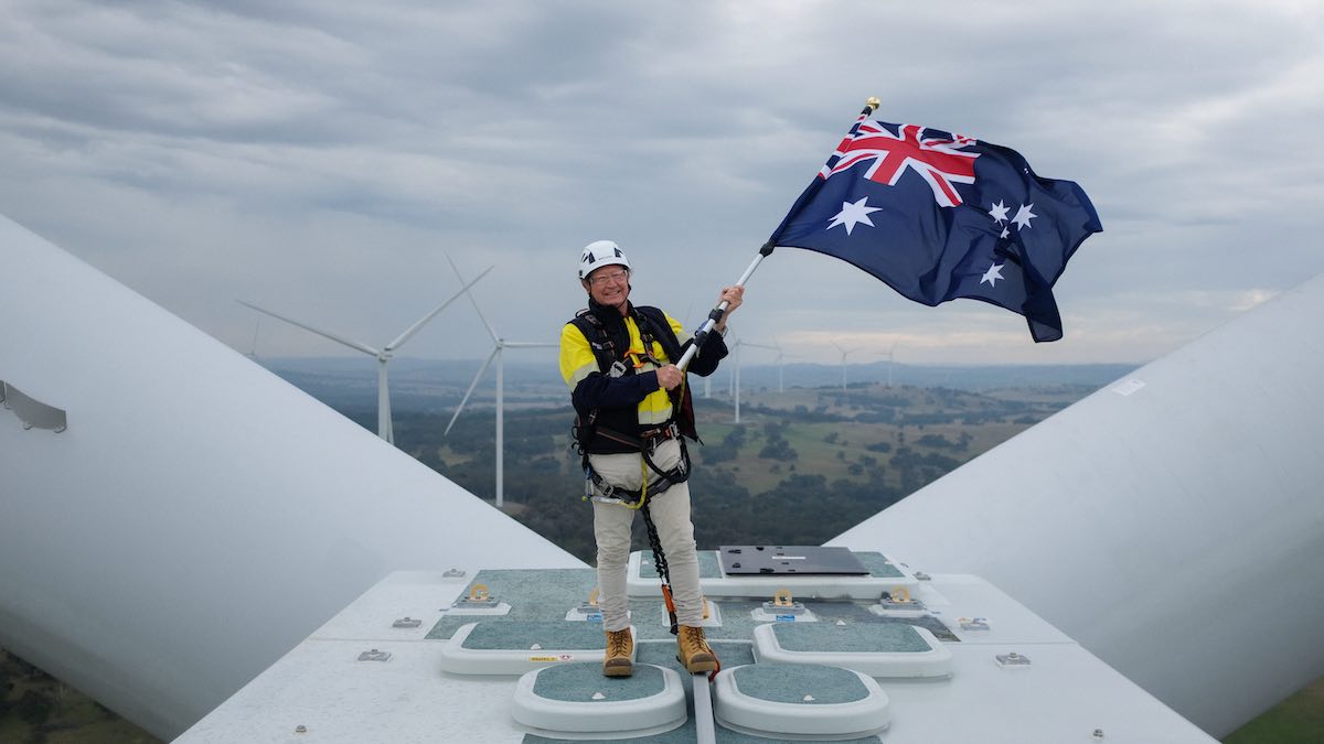 andrew forrest turbine bango wind farm