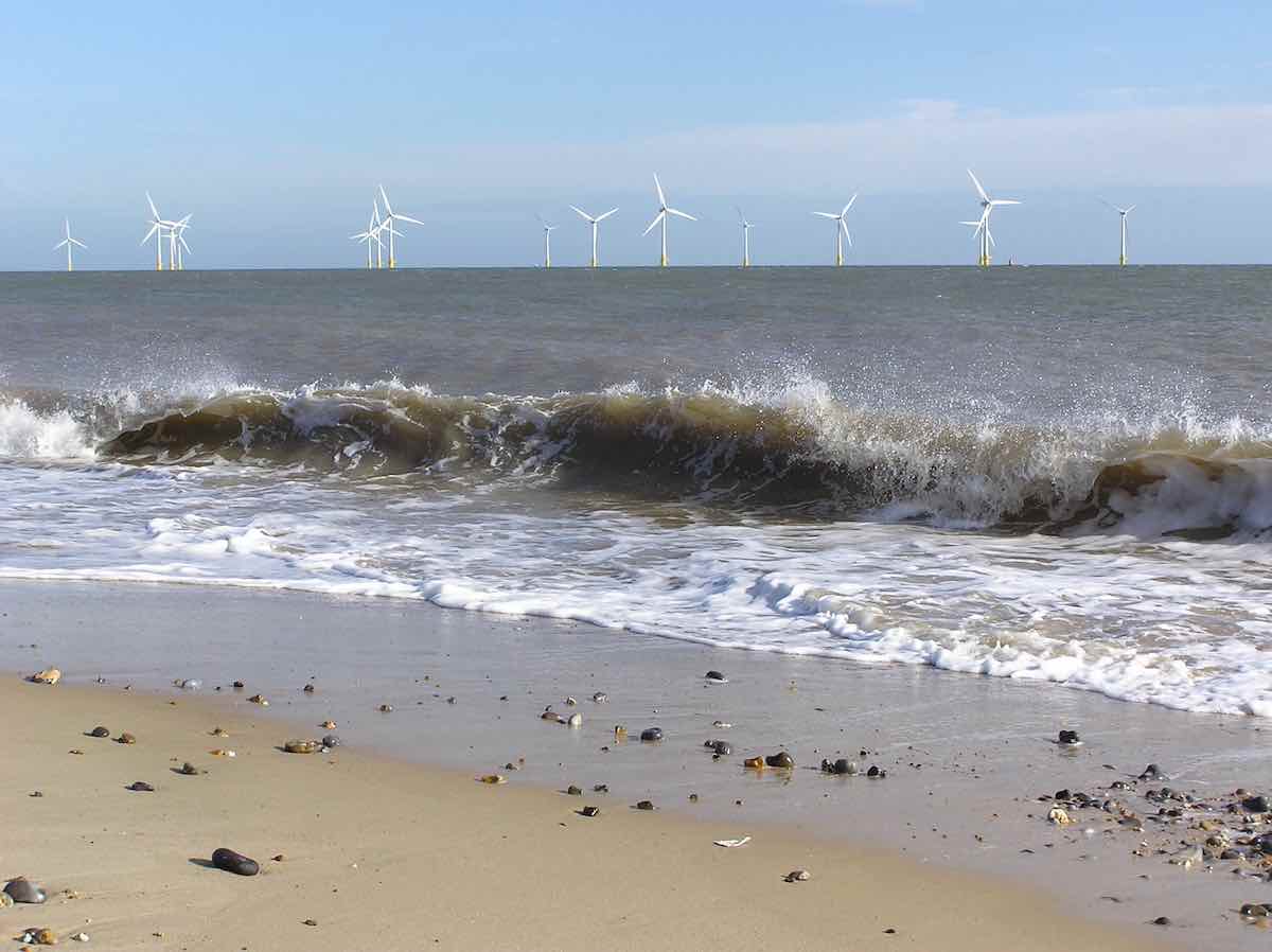 Turbine catches fire