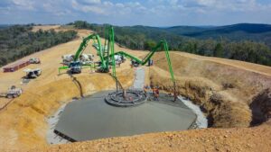 Final concrete turbine foundations poured for Australia’s biggest wind farm