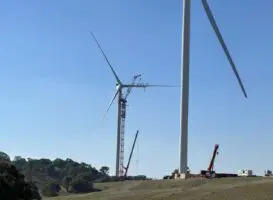 Final turbine installed at biggest wind project in NSW