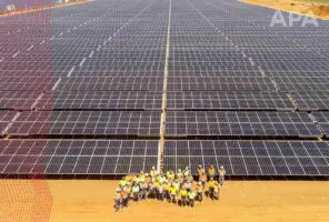 Panel installation complete at solar and battery project built to power Pilbara mining giants