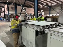 Solar recycling machine powers up as key export market closes to used Australian panels