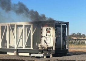 Victoria solar farm shut down after fire in on-site inverters, must mow grass