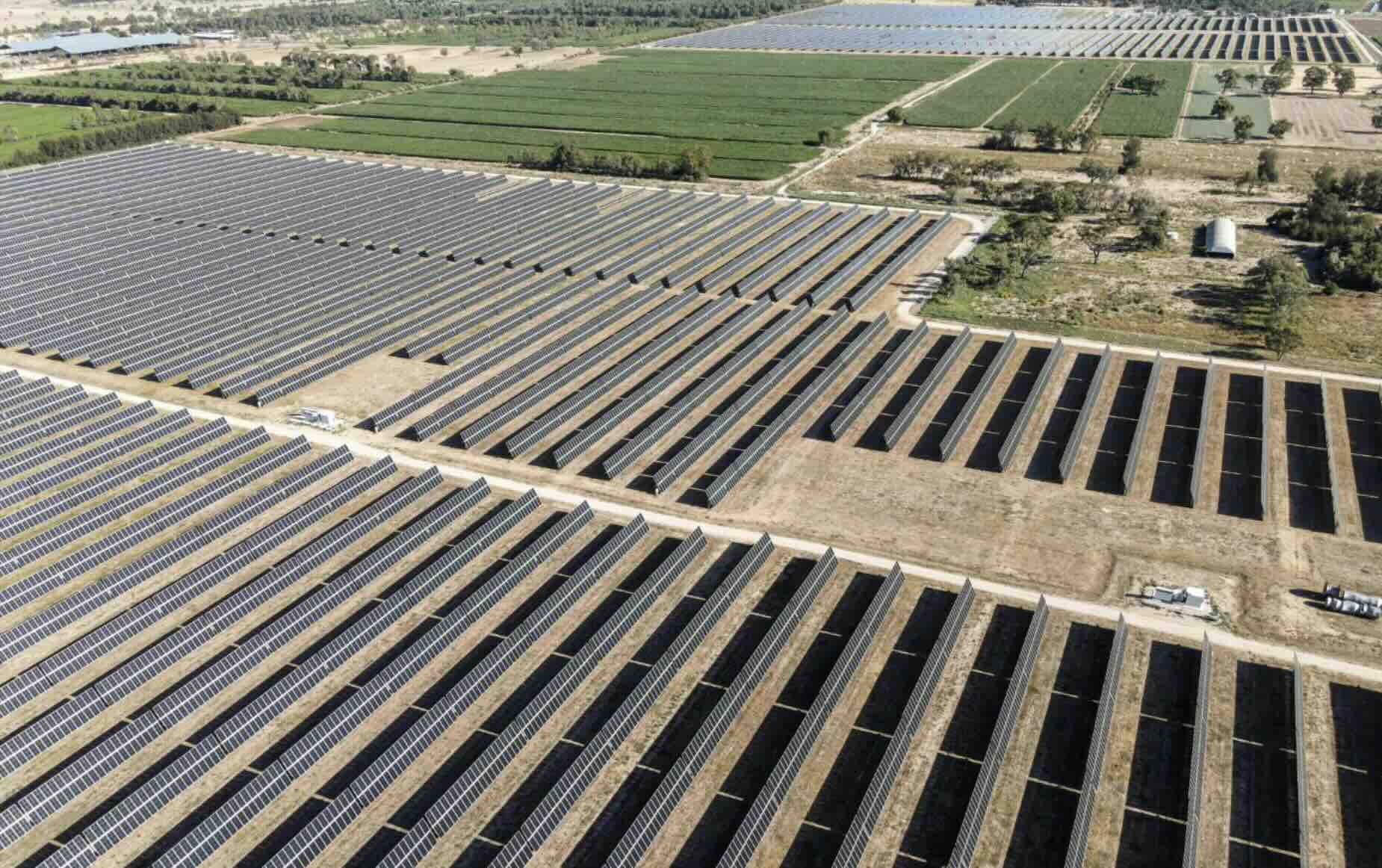 Cohuna solar farm: Image: Potentia Energy.