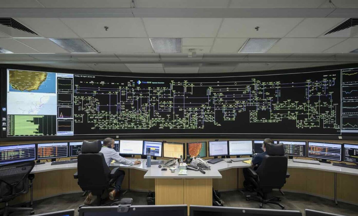 Transgrid control room. Photo: Transgrid.