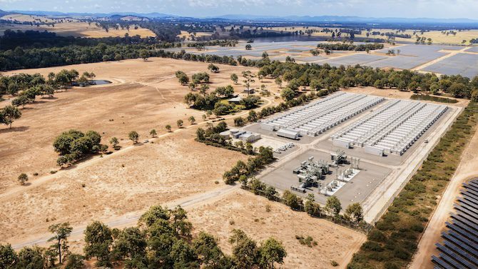 Glenrowan battery Image: Akaysha Energy