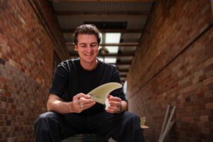 Australian surf brand makes surfboard fins from old wind turbine blades