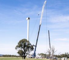 Off with the blades: Pioneering community-owned wind farm has first major component repair