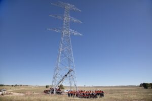 First transmission tower finally goes up in NSW’s first renewable energy zone