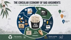 From hockey sticks to EV fires: The circular economy of climate disinformation