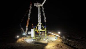 Fortescue wind technology company completes first “crane-less” turbine installation