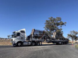 Wind farm breathes life into local manufacturing as last of 69 massive steel cages are sent to site