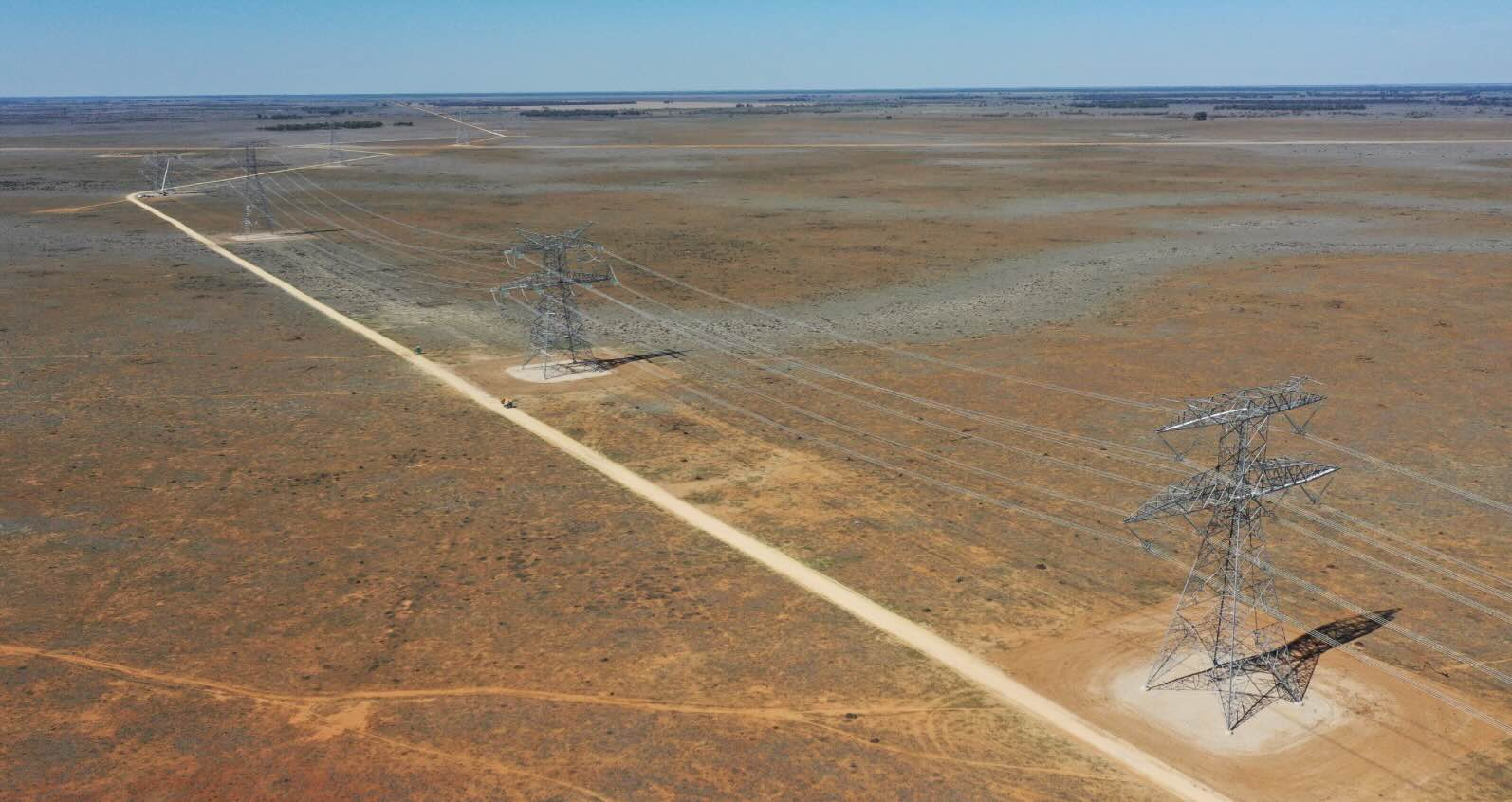 Project Energy Connect transmission towers.