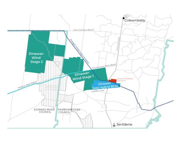 Map Dinawan energy hub