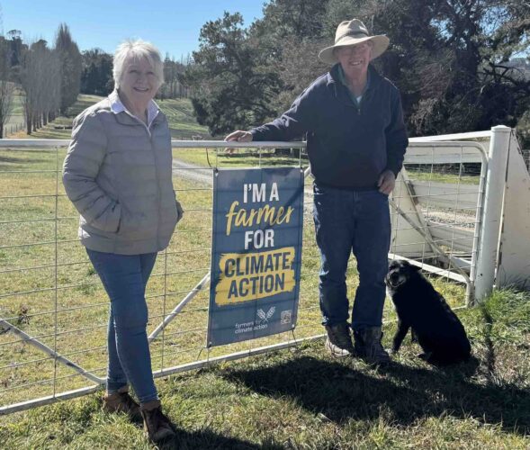 Jacki and Warwick Fletcher on their property Cairnie, near Walcha.