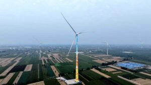China claims title for world’s tallest wind turbine using tower made of concrete and steel